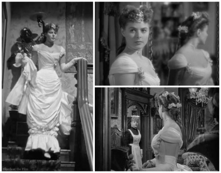 Gaslight Bergman white dress