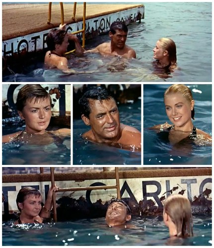 To Catch a Thief Grant Kelly swimming spacing