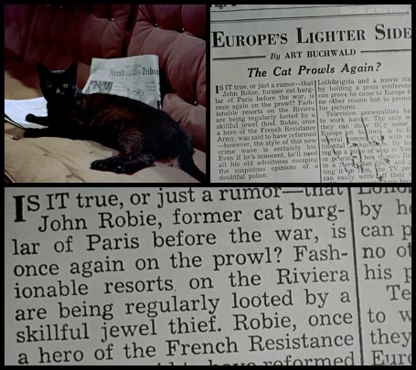 To Catch a Thief newspapers