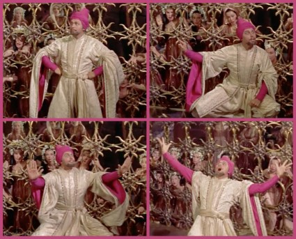 Kismet- Howard Keel gesticulate