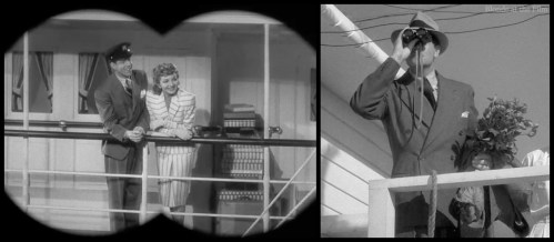 Palm Beach Story Claudette Colbert Joel McCrea binoculars