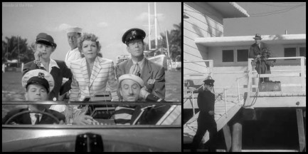 Palm Beach Story Claudette Colbert Joel McCrea dock