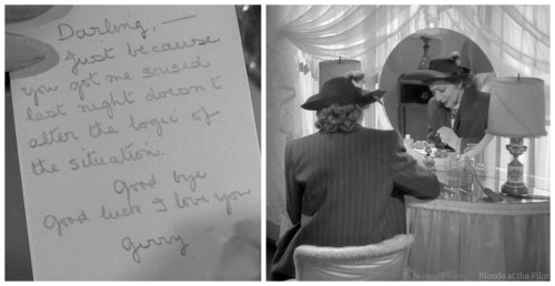 Palm Beach Story Claudette Colbert letter