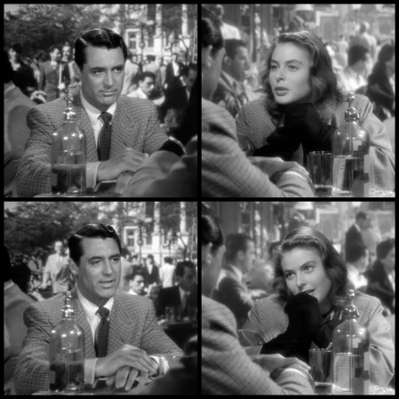 Notorious Cary Grant Ingrid Bergman cafe