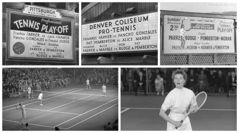 Pat and Mike Hepburn tennis