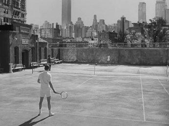 Pat and Mike Hepburn tennis