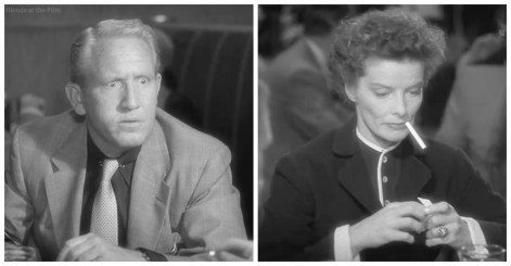 Pat and Mike Hepburn Tracy cigarette