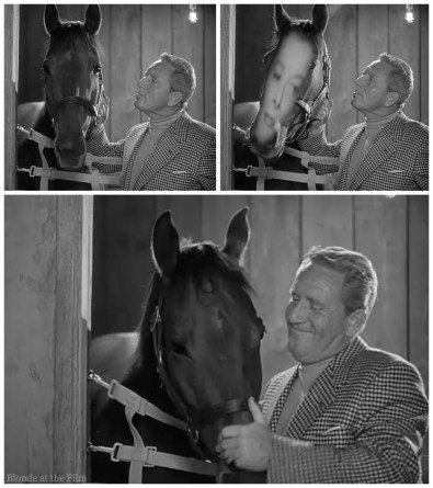 Pat and Mike Hepburn Tracy horse hallucination wm