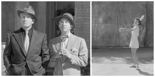 Pat and Mike Hepburn Tracy tennis