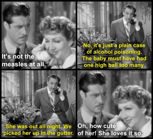 Midnight Ameche Colbert Barrymore phone