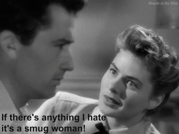 Spellbound Bergman Peck smug woman