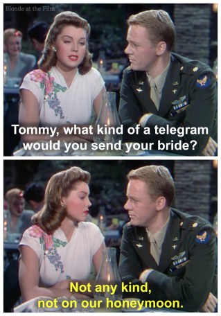 Thrill of a Romance Esther Williams and Van Johnson telegram