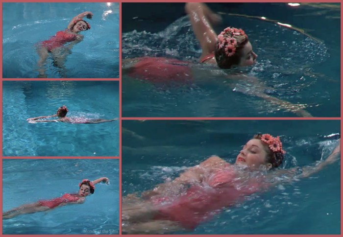 Thrill of a Romance Esther Williams pink suit 2