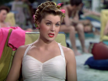 Thrill of a Romance Esther Williams white suit