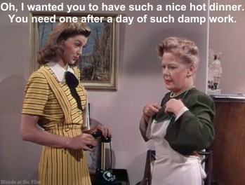 Thrill of a Romance hot dinner-damp work