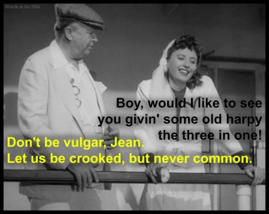 TheLadyEve Stanwyck Coburn crooked