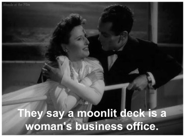 TheLadyEve Stanwyck Fonda moonlit deck