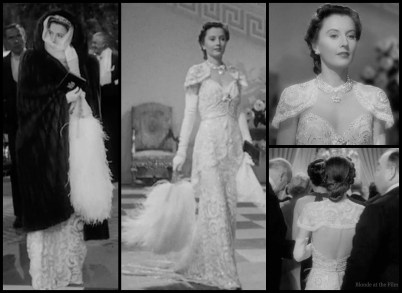 TheLadyEve Stanwyck white gown