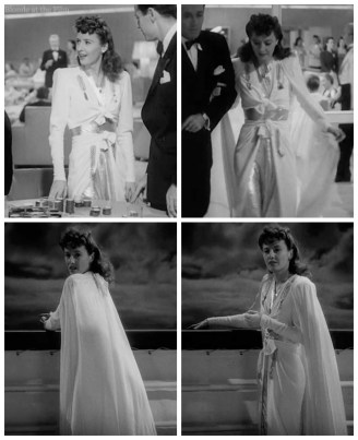 TheLadyEve white cloak dress