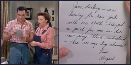 Summer Stock Garland Kelly letter