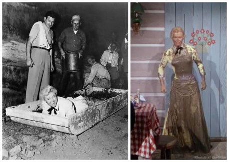 Left via: via: http://classiccinemaimages.com/doris-day/doris-day-on-the-set-of-calamity-jane-1953/