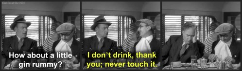 Sullivans Travels Demarest gin rummy