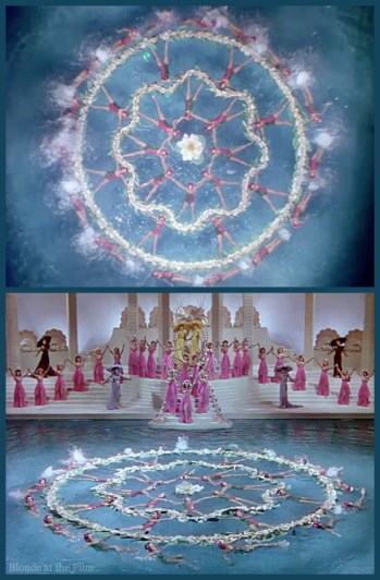 Bathing Beauty finale overhead