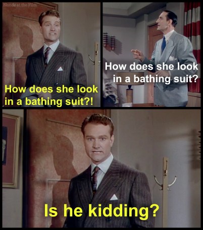 Bathing Beauty Skelton Rathbone bathing suit