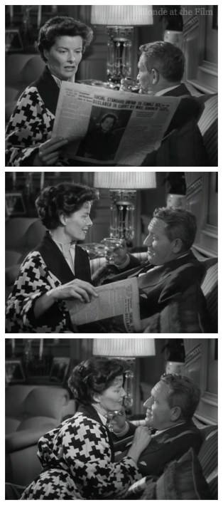 Adams Rib Hepburn Tracy cuddle