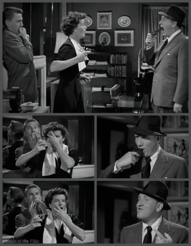 Adams Rib Hepburn Wayne Tracy gun 2