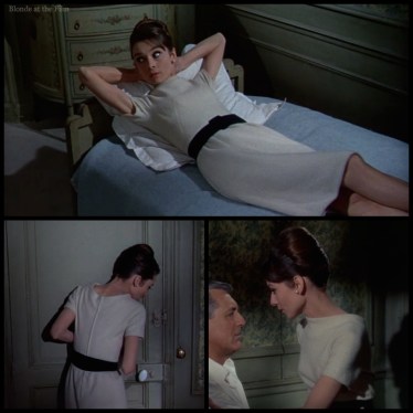 Charade Hepburn white dress