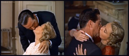 Dial M Milland Kelly Cummings kiss