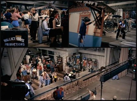 White Christmas backstage