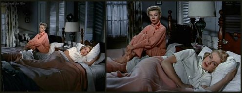 White Christmas Ellen Clooney bed