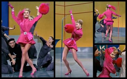 White Christmas Ellen pink costume