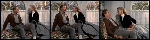 White Christmas Kaye Ellen spaniel