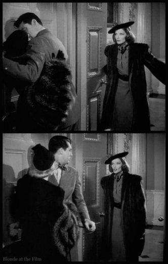 Holiday Grant Nolan Hepburn elevator kiss