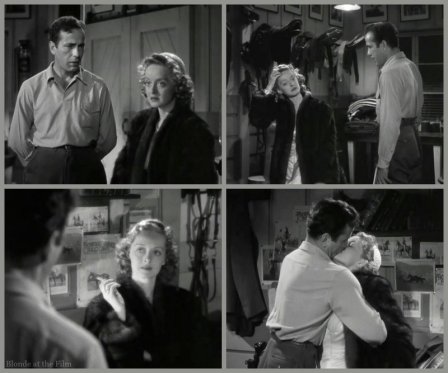 Dark Victory Bogart Davis kiss