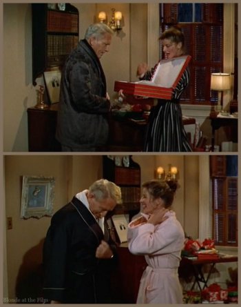 Desk Set Hepburn Tracy robe