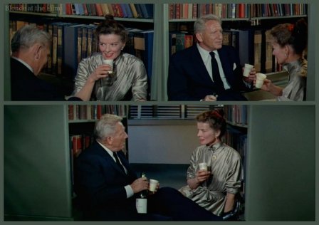 Desk Set Hepburn Tracy stacks