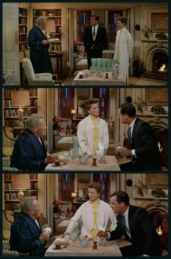 Desk Set Hepburn Tracy Young dinner