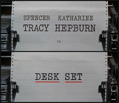 Desk Set titles