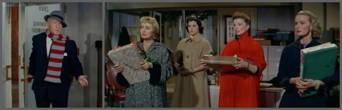 Desk Set Tracy Blondell Hepburn bad news