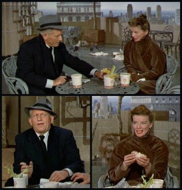 Desk Set Tracy Hepburn roof