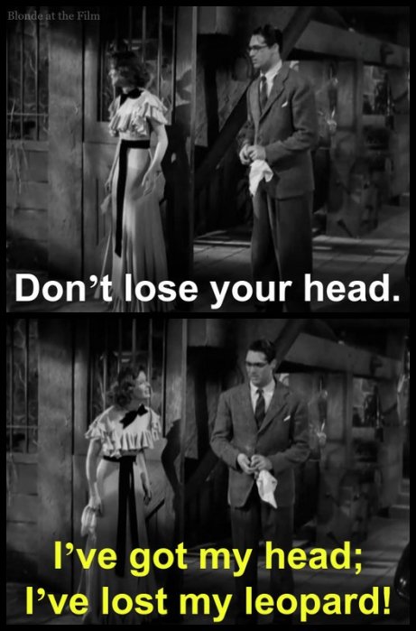 Bringing Up Baby: Katharine Hepburn and Cary Grant