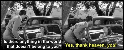 Bringing Up Baby Grant Hepburn car 2