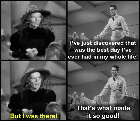 Bringing Up Baby Grant Hepburn day