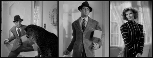 Bringing Up Baby Grant Hepburn leopard 1