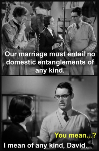 Bringing Up Baby Grant Walker marriage