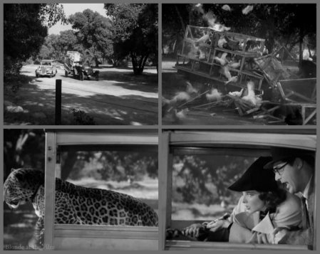 Bringing Up Baby Hepburn Grant crash